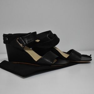 New Rag & Bone Black Damien Wedge Size 9